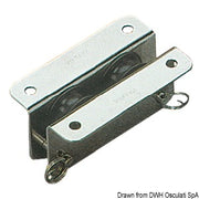 SS recess block 2pulleys 25x8