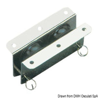 SS recess block 2pulleys 33x10