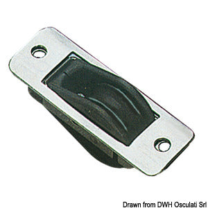 SS recess block 1pulley 28x4