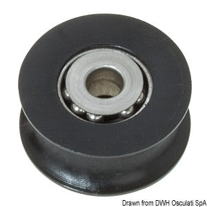 Delrin pulley w/SS balls 44 mm Ø 14