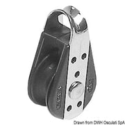 Single block 1pulley AISI316 22x6