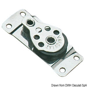 SS footblock 1pulley 25x6