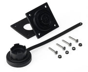 Bulgin Low Flange/Flush Mount Socket, Cap & Screws Kit, IP68 - 6 Pin