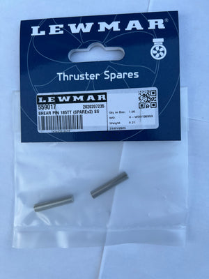 SHEAR PIN 185TT (SPAREx2) Alu 559017A by LEWMAR