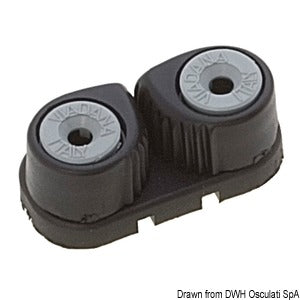 Clam cleat carbon fibre 3/8 mm