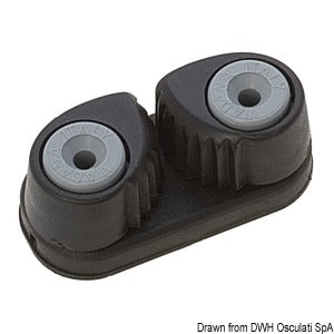 Clam cleat carbon fibre 5/14 mm