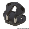 Pillar fairlead for clam cleats 56.025.32