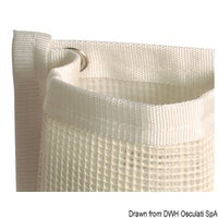 Winch handle pocket made of fabric