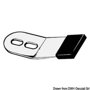 "Heavy duty" rudder retaining clip
