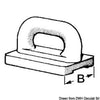 Nylon mainsail slide 24 mm