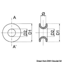 Low-friction ring  Ø 10 mm