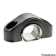 Black nylon sheet fairlead w/renforcement 6 mm
