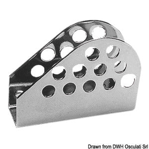 Stainless steel forestay adjuster plate
