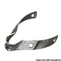 SS V-plate for masts 50/60 mm