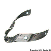 SS V-plate for masts 50/60 mm