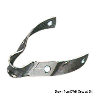 SS V-plate for masts 50/60 mm