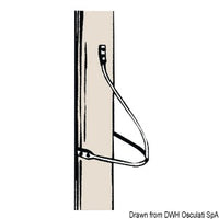 Mast steps made of 6 mm round bars