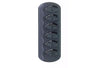 BEP Contour Gen2 6 Switch Panel Black with Charcoal Strip with 3 Fuses