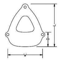 Anchor Grey Step Fender (530mm x 430mm x 180mm)