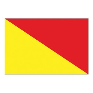 Flag International Code Signal O (30 x 45cm)