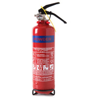 FireBlitz ABC Powder Fire Extinguisher (1kg / 5A/34B) Med Ships Wheel