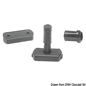 Adaptable base for tube 25/32 mm