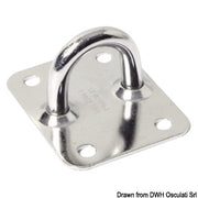 Flate eye plate