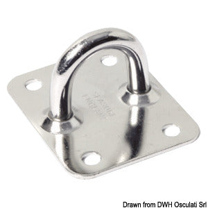 Flate eye plate