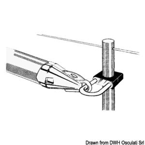 Spinnaker pole U bolt