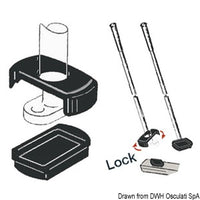 Flexible tiller extension fitting