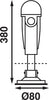 Navigation light Battery LED 360 Allround Light Suctioncup