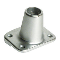 Stanchion base straight 90°