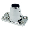Stanchion base straight 90x96mm 60mm