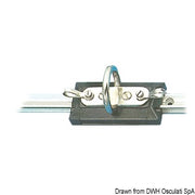 Traveler for spinnaker pole link