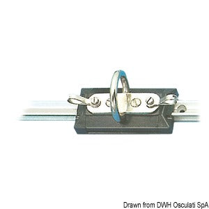Traveler for spinnaker pole link