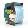 PSP Colour Stripe Double Stripe D3 40mm Light Blue 40mm x 10m