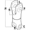 Osculati Stainless Steel Anchor Connector (6-8mm / 95mm Long) 621203 01.740.08