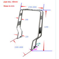 Roll Bar For Inflatables S/S 316