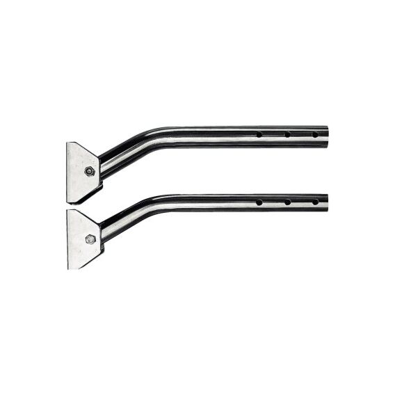 St. Steel Fixing Brackets + Stand-Offs for 15° Transom 35435