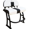 Off-white seat cushion with black accent for Pro Series leaning post 67638