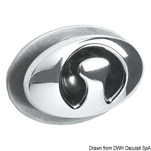 Flush mount water-skiing rope hook