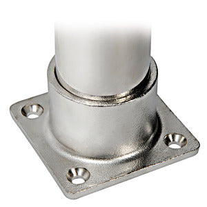 Base plate + bushing for waterski towing pole