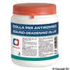 Self-extinguishing glue for sound-insulating/sound-deadening panels