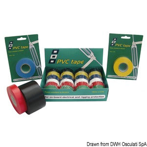 Insulating tape yellow 19 mm