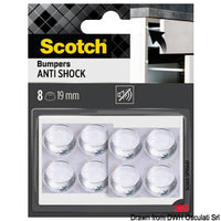 3M Scotch® Anti Shock Bumpers 13 mm - pack 12 pcs