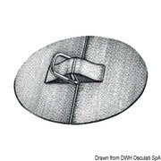 Stainless steel D rings with EPDM support