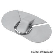 Grey bow ring 95 x 175 x 22 mm