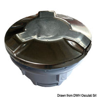 Inflation valve Chromed w/exchangeable body core
