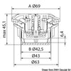 Inflation valve core