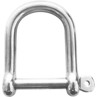 Wide D Shackle with Captive Pin
